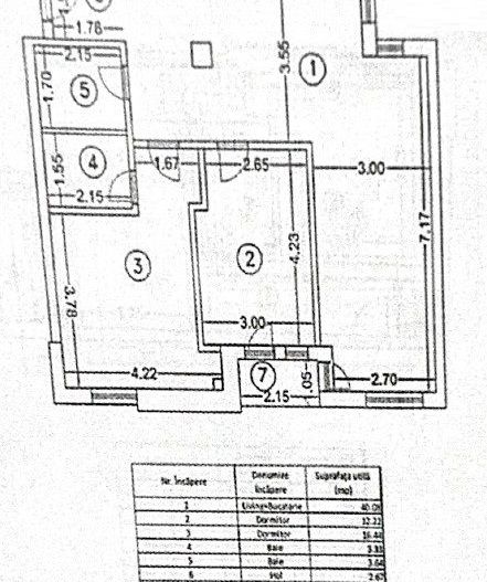 Apartament 3 camere Otopeni ultracentral – de la dezvoltator - Schiță 6
