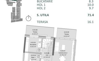 Apartament nou 2 camere cu supanta langa The Office | Comision 0% - Poză 2