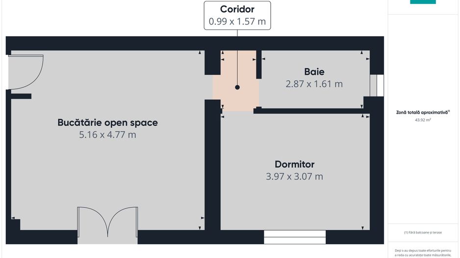 Apartament cu 2 camere Giroc - Poză 8