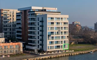 2 camere Mamaia | Private Lake- bloc 2025| Vedere frontală la lac, la 5 m de apa - Poză 20