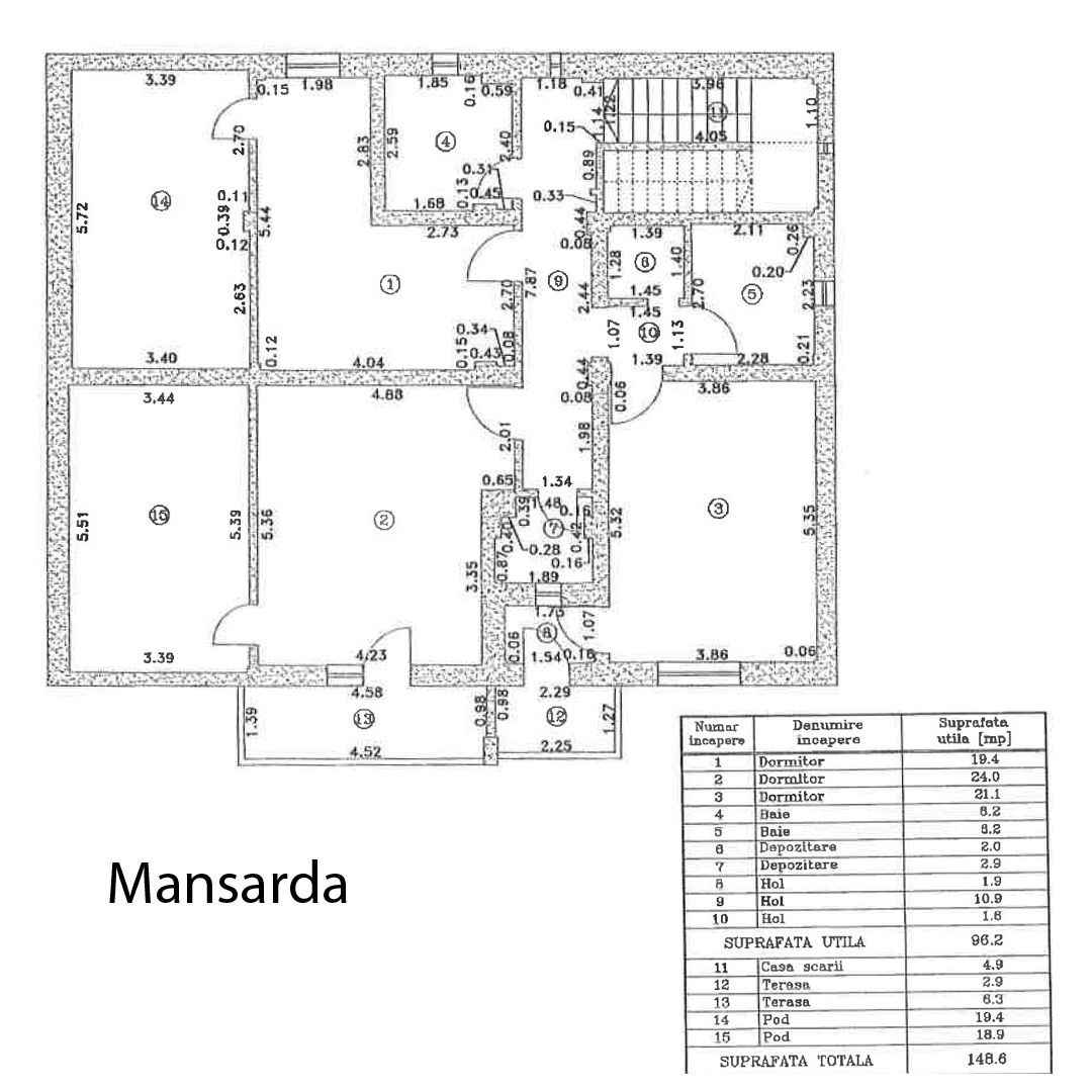 Teren+Vila S+P+1 COCIOC-PERIS  Nu ratati ocazia de a o viziona ! - Schiță 4