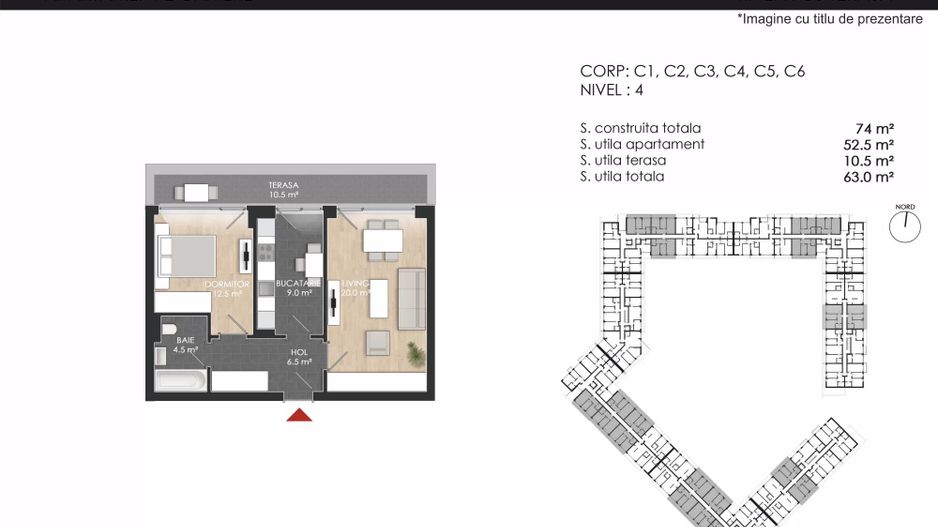 Apartament de vanzare 2 camere - Bucuresti Noi - Poză 3