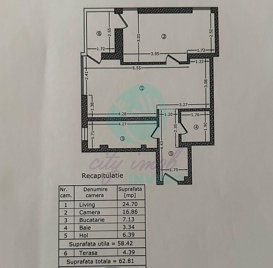 Apartament 2 camere mobilat si utilat modern - Poză 2