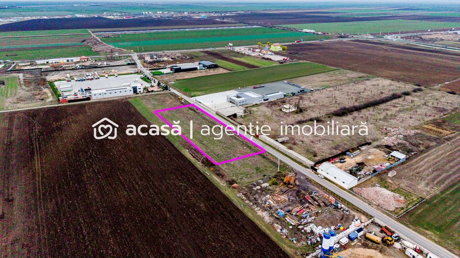 Teren cu acces DN7 și A1, ideal pentru dezvoltări industriale - Poză 6