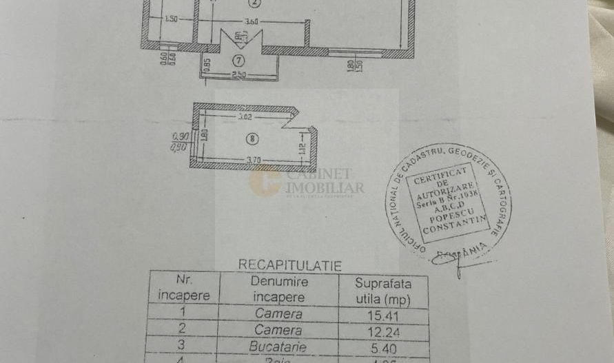 2 camere  | Bulevard Gh. Magheru - Romana | Decomandat | Balcon - Poză 8