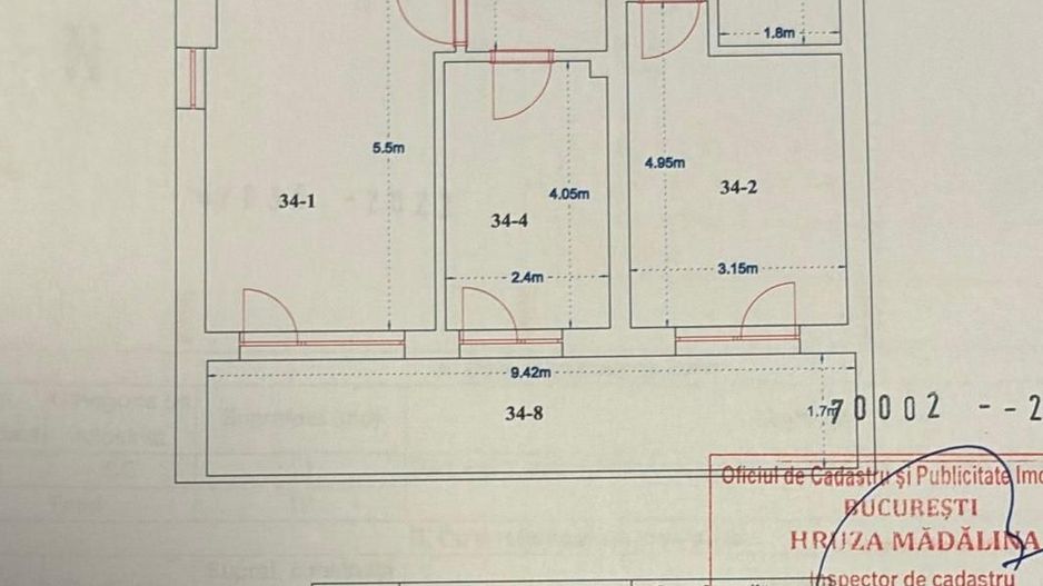 Apartament superb 3 camere Pallady | Mobilat si Utilat Complet - Schiță 32
