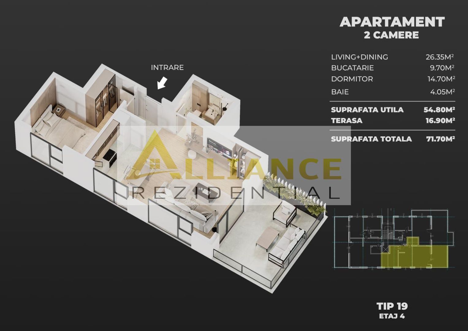 Ame Residence Exclusivitate  Proiect nou ap 2 si 3 camere - Poză 12
