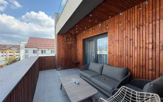 Penthouse ultrafinisat pe 2 niveluri | sauna |  parcare | zona centrala - Poză 19