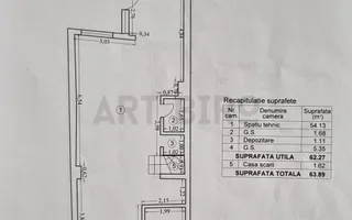 Zero comision, 308mp birou creativ Arcul de Triumf, mobilat si echipat - Schiță 32