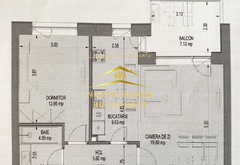 Apartament 2 camere Nusco Aurel Vlaicu Pipera - Poză 9