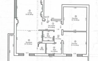 Apartament 3 camere Giroc - penthouse - Schiță 7