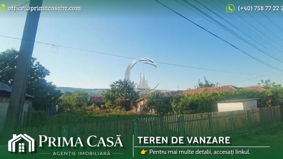 Teren intravilan ~ Pietroasele/BZ ~ 1945mp ~ Pret: 40.000€ neg. - Poză 3