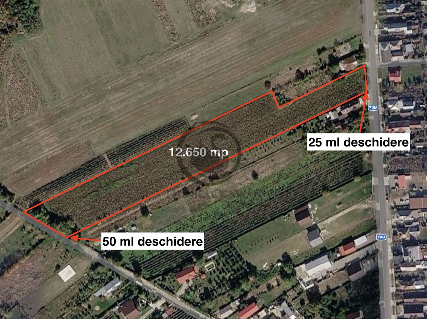 Teren intravilan de vanzare | 12.650 mp | Ghirdoveni | Comision 0% - Poză 1
