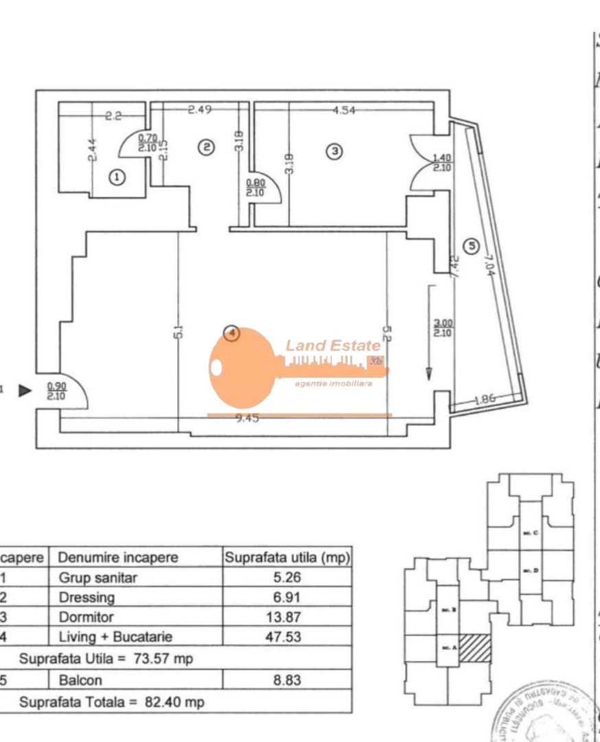 2 camere Upground Pipera ( parcare ) - Poză 6
