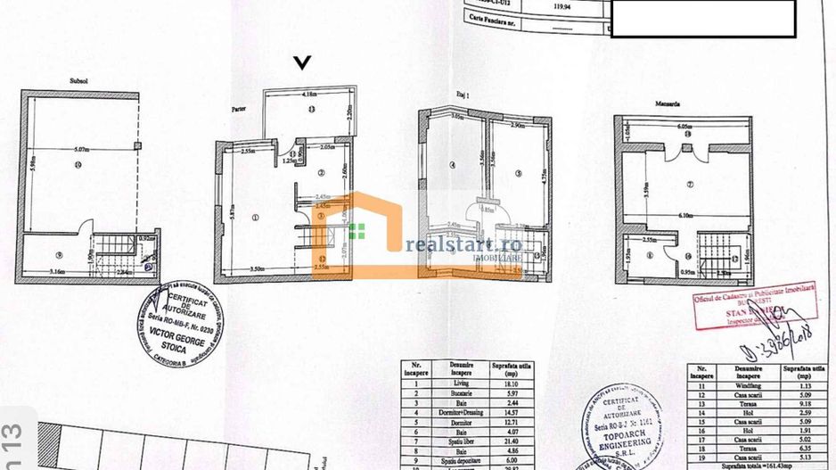 Parcul Teilor, S+P+1+M, curte 115mp, boxa, loc de parcare subteran - Poză 24
