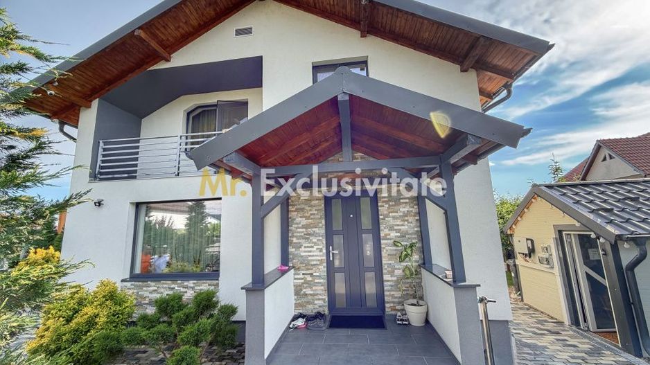 Casa moderna la cheie cu teren 485 mp Stefanesti - Poză 3