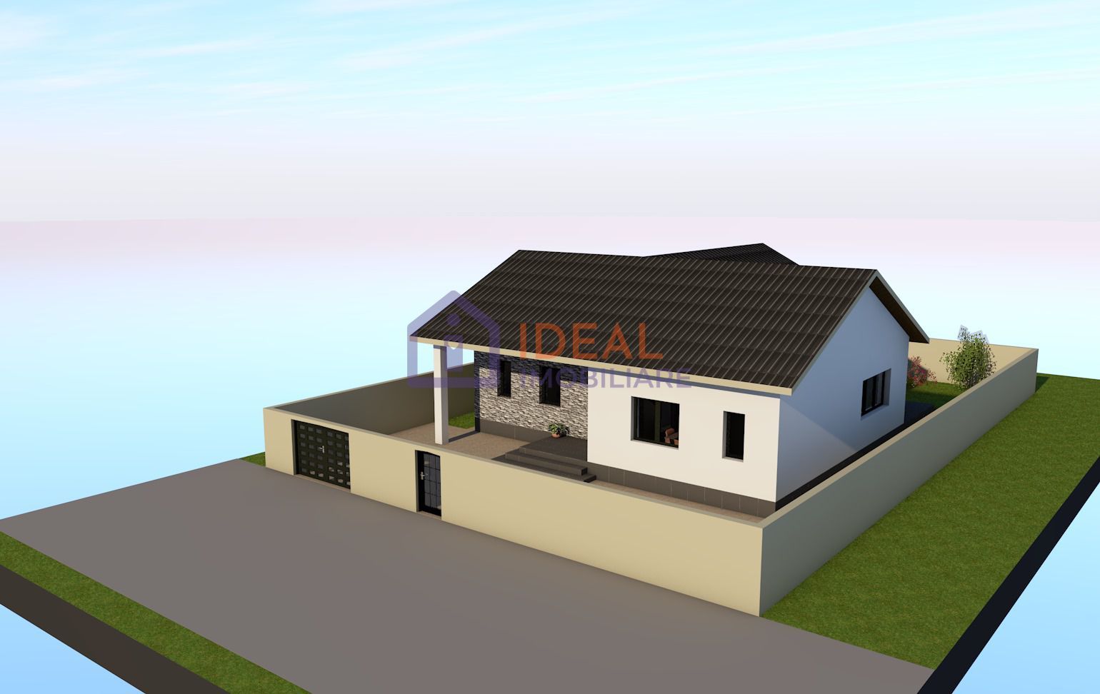 Casa Individuala pe un singur nivel cu 400 mp de teren, in Selimbar - Poză 2