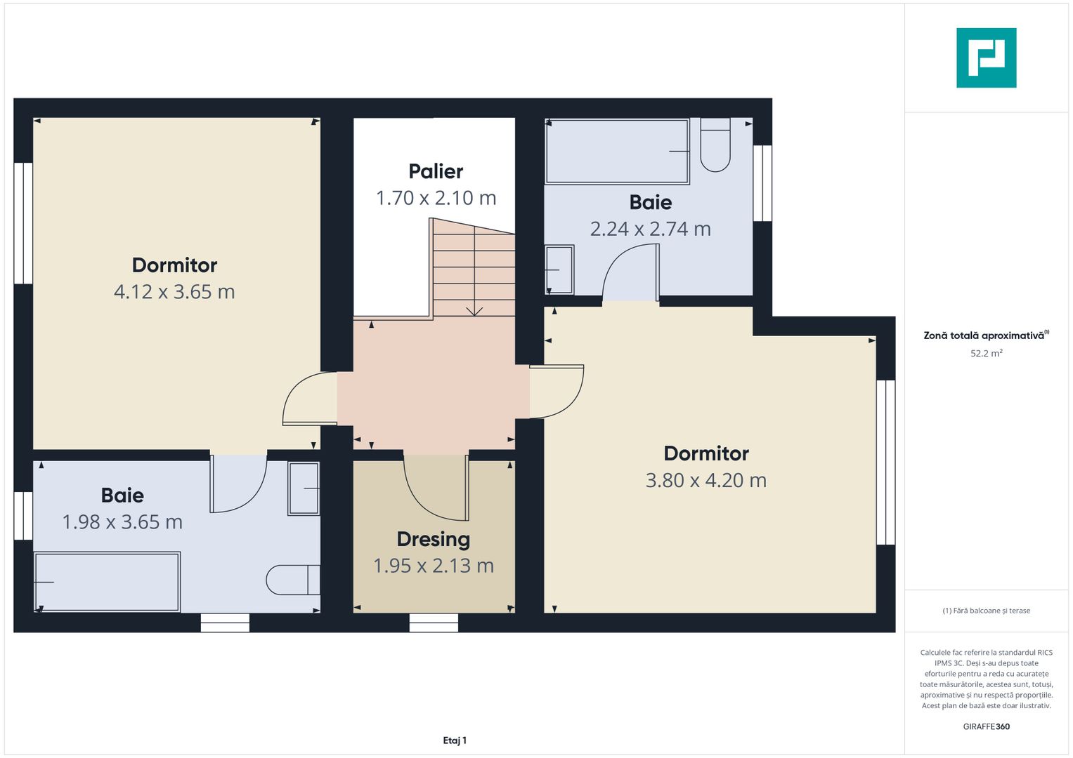 Duplex ultrafinisat cu 3 camere, 3 băi în Pișchia - Poză 21
