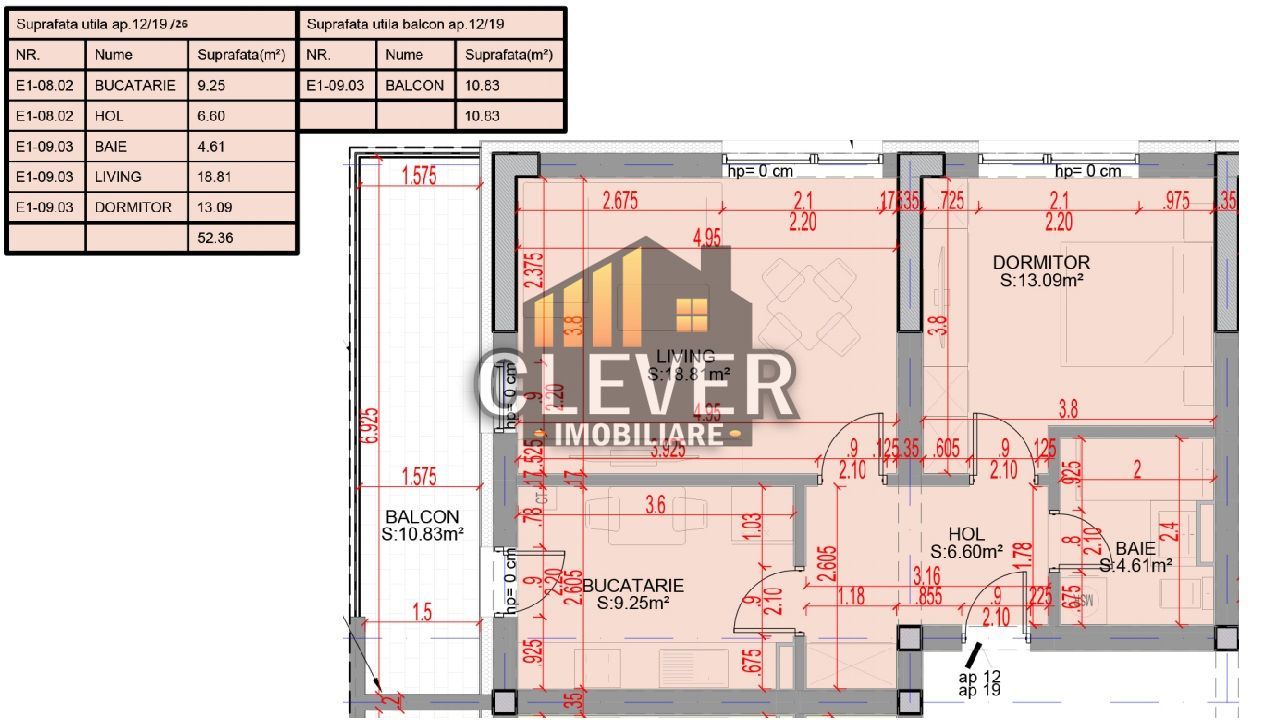 Apartament nou | 2 camere | Bucătărie separată - Pallady - Schiță 11