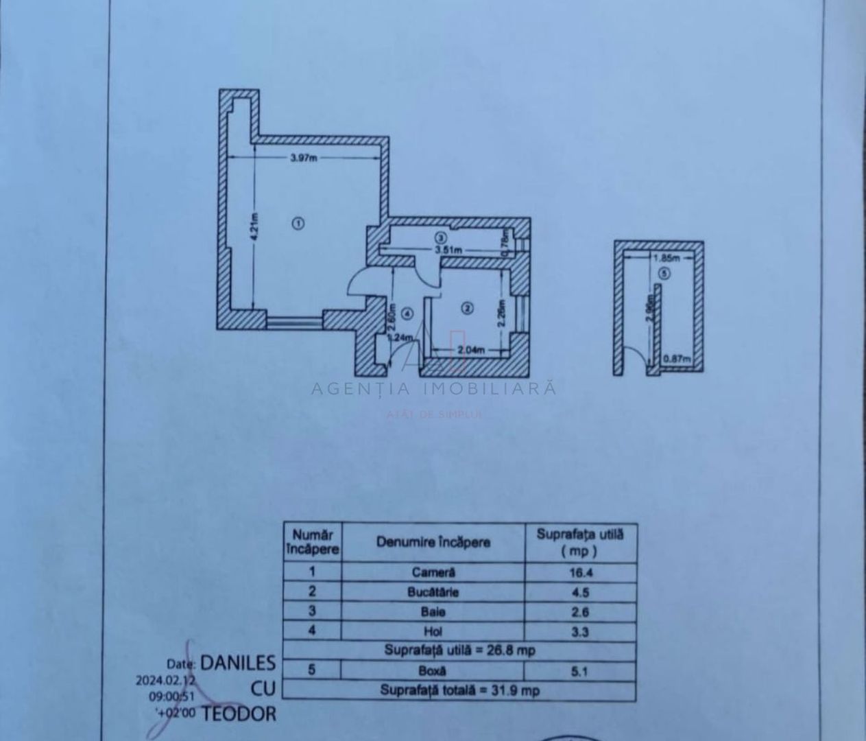 Garsoniera Cocheta si Boxa | Intrare Parc Cismigiu | Bloc Fara Risc - Poză 9