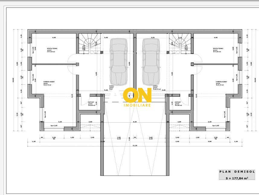 1/2  Duplex, 190 mp utili, 300 mp teren, Alba-Micesti - Schiță 8