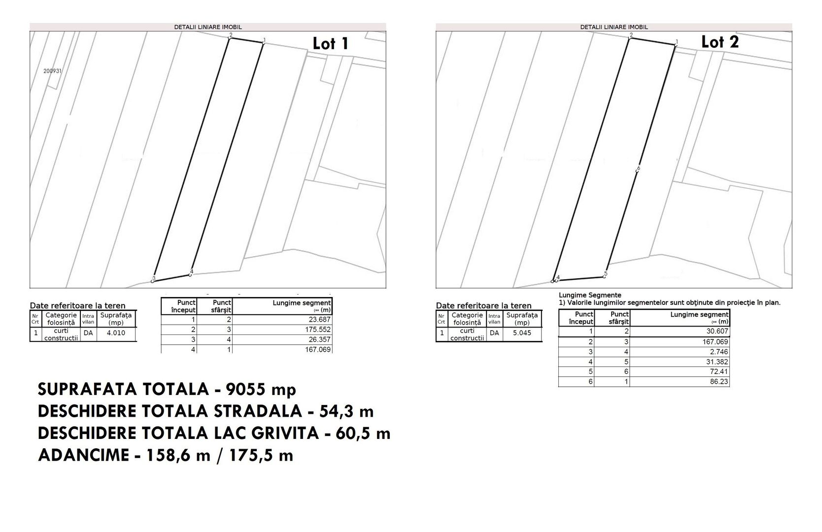 Teren Sisesti 9055 mp teren superb deschidere str lac 60 m - Poză 4