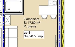 Garsonieră Nouă | 21 mp | Lift | Finisaje Premium | Lazaret - Poză 4