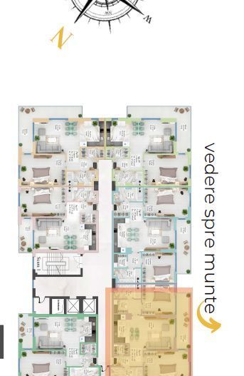 Vânzare, apartament, 3 camere, Carpathia, Brașov - Poză 11