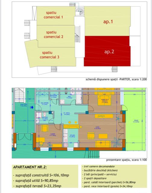 Apartament 3 camere, zona Mehala - Poză 2