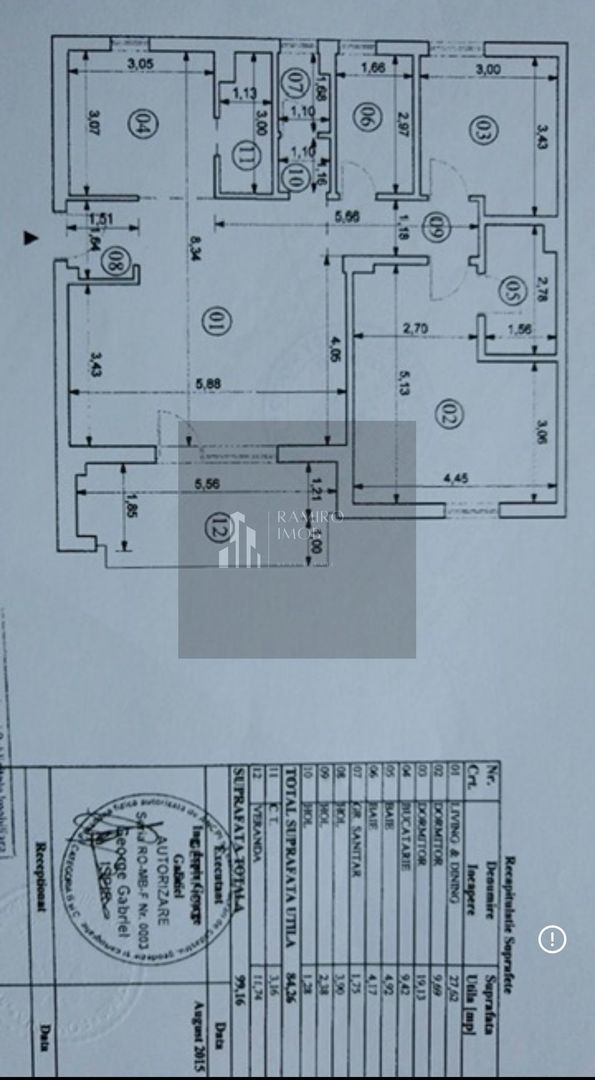 Apartament 3 camere, decomandat, zona Baneasa - Poză 15