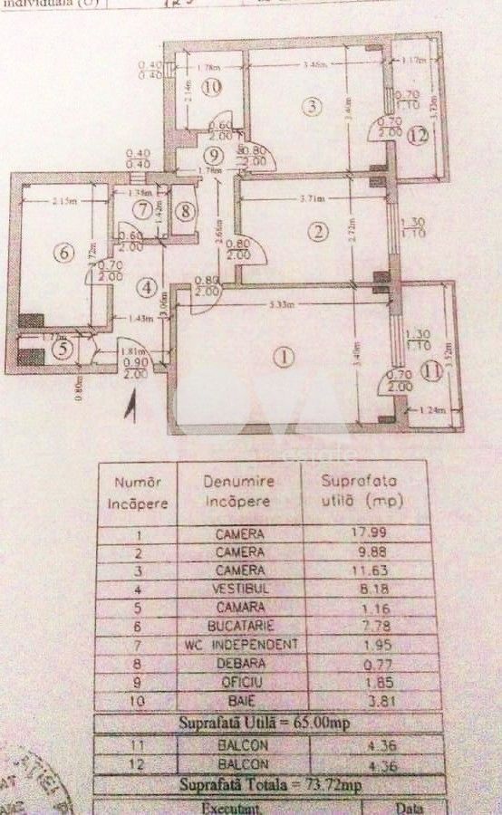 De vânzare: apartament 3 camere -renovat - Metrou Valea Ialomiței - Poză 10