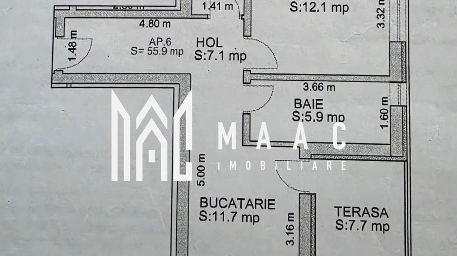 Apartament 2 camere de vânzare | Doamna Stanca | parter, terasă - Poză 8