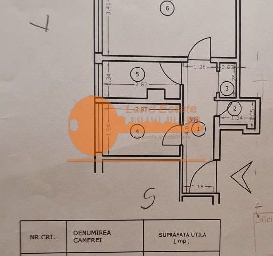 Apartament 2 camere la 3 min de metrou Tineretului - Schiță 8