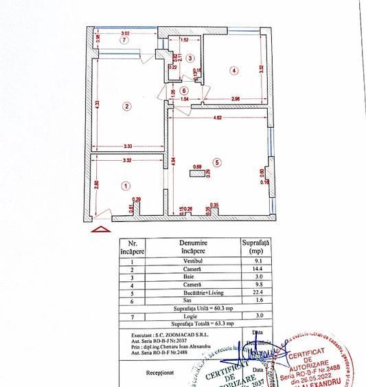 Apartament 3 camere superb Favorit - Poză 16