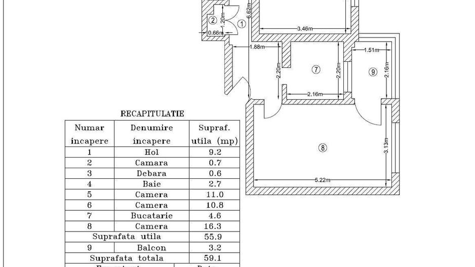 Vanzare ap. 3 camere, bloc 1983, etaj 2/4,  Titan-2 min de metrou Grigorescu - Poză 2