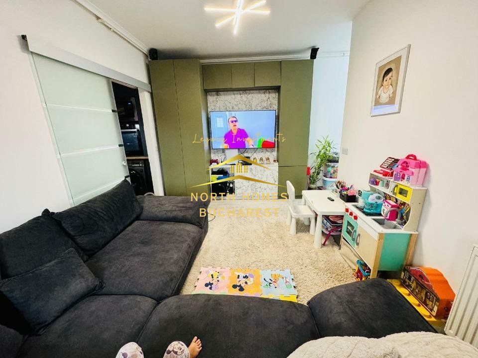 Apartament de 2 camere complet mobilat utilat, centrala proprie - Poză 2