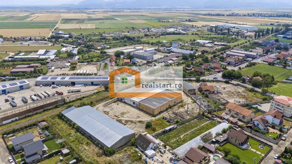 N BRASOV, Codlea, acces E60, teren 17000mp, 5600mp constructii D155ml la DJ112A, - Poză 2