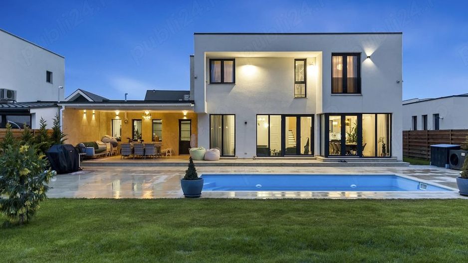 Vila eleganta de vanzare | piscina si garaj dublu | Paradisul Verde - Poză 11