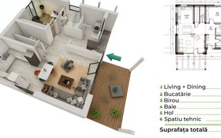 Teren cu autorizație de construcție și utilități - Schiță 11