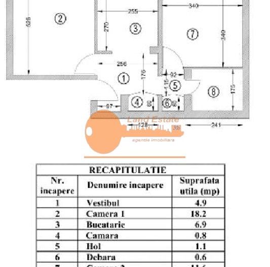 2 Camere Decomandat Băneasa | 3 Min de Herăstrău - Schiță 6
