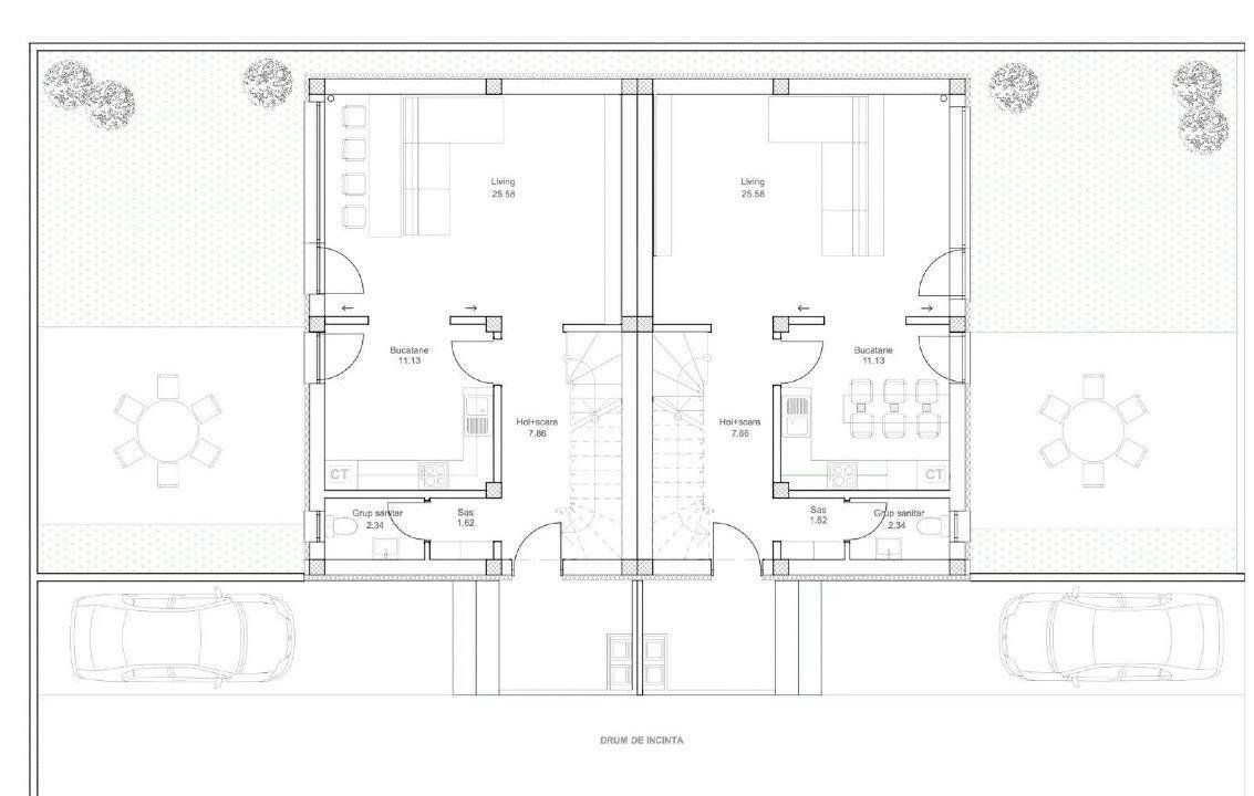 VILA MODERNA TIP DUPLEX | PIPERA - Schiță 6