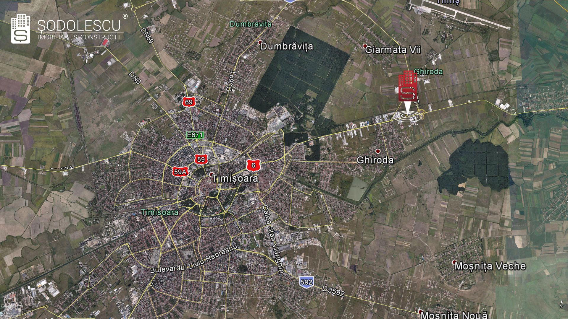 TEREN INDUSTRIAL / COMERCIAL-zona  aeroport - Poză 2