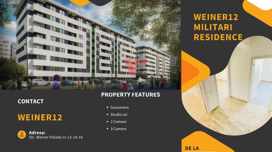 Garsoniera decomandata Direct Dezvoltator Weiner12 Residence - Poză 1