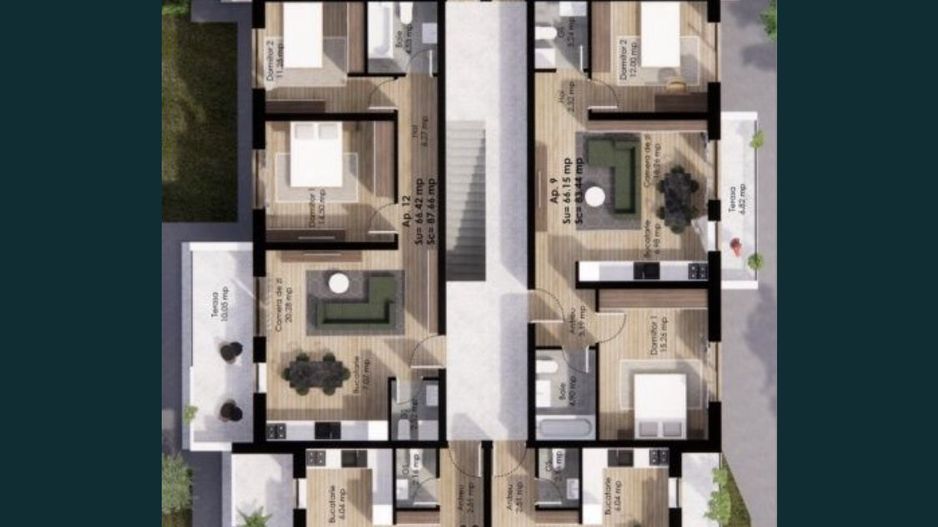 Apartamente noi cu 2 sau 3 camere zona semicentrala - Poză 6