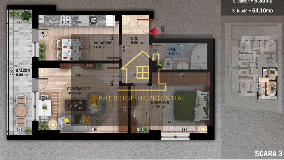 Apartament 2 cam.in finalizare, Direct Dez , Comision 0, metrou - Poză 1