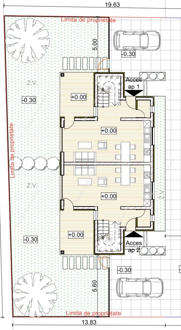 Duplex 4 Camere | Intrare Privata-Sanandrei - Schiță 22