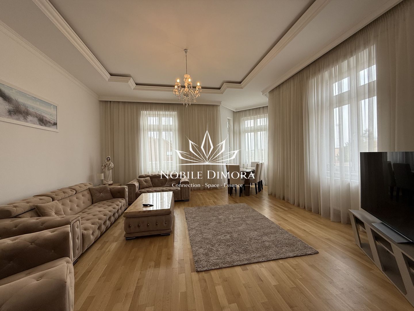 Apartament istoric de lux cu 3 camere de 130mp langa Prefectura - Bastion - Poză 2