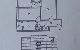3 camere renovat complet langa Parc Floreasca-Beller - Schiță 17