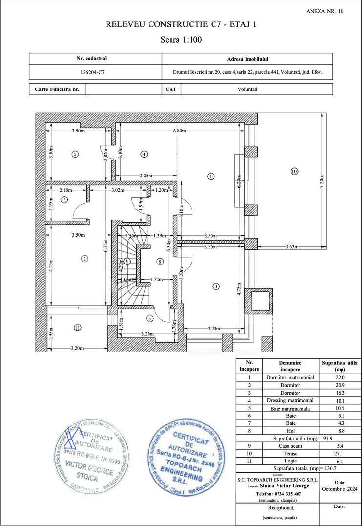 Vilă Spațioasă cu grădină privată în Nordul Capitalei. - Schiță 23