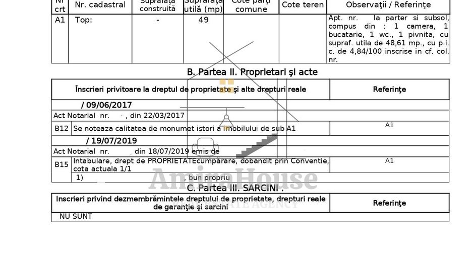 Doua apartamente de 49 mp si 46 mp, finisate, cladire istorica, str R Ferdinand - Poză 2